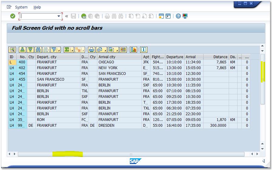 sap alv examples